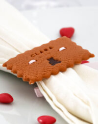 Biscuit « marque-place », rond de serviette