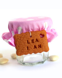 Petit pot de dragées, biscuit confiture