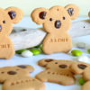 biscuit personnalisé baptême koala, aimant, cadeau invité