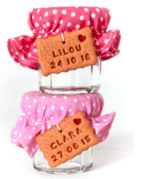 Petit pot de dragées, biscuit confiture