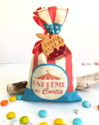 Sachet de dragées thème « cirque/fête foraine »