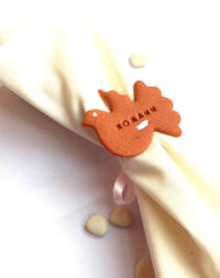 Biscuit « colombe », marque-place/rond de serviette