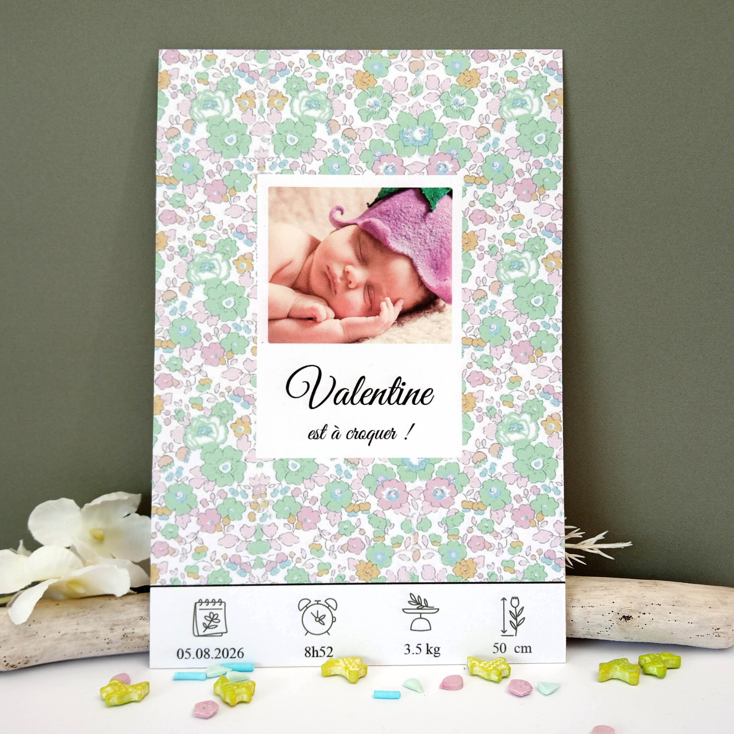 faire-part-naissance-2025-moderne-original-gourmand-nature-fleuri-liberty-betsy-vert-sauge