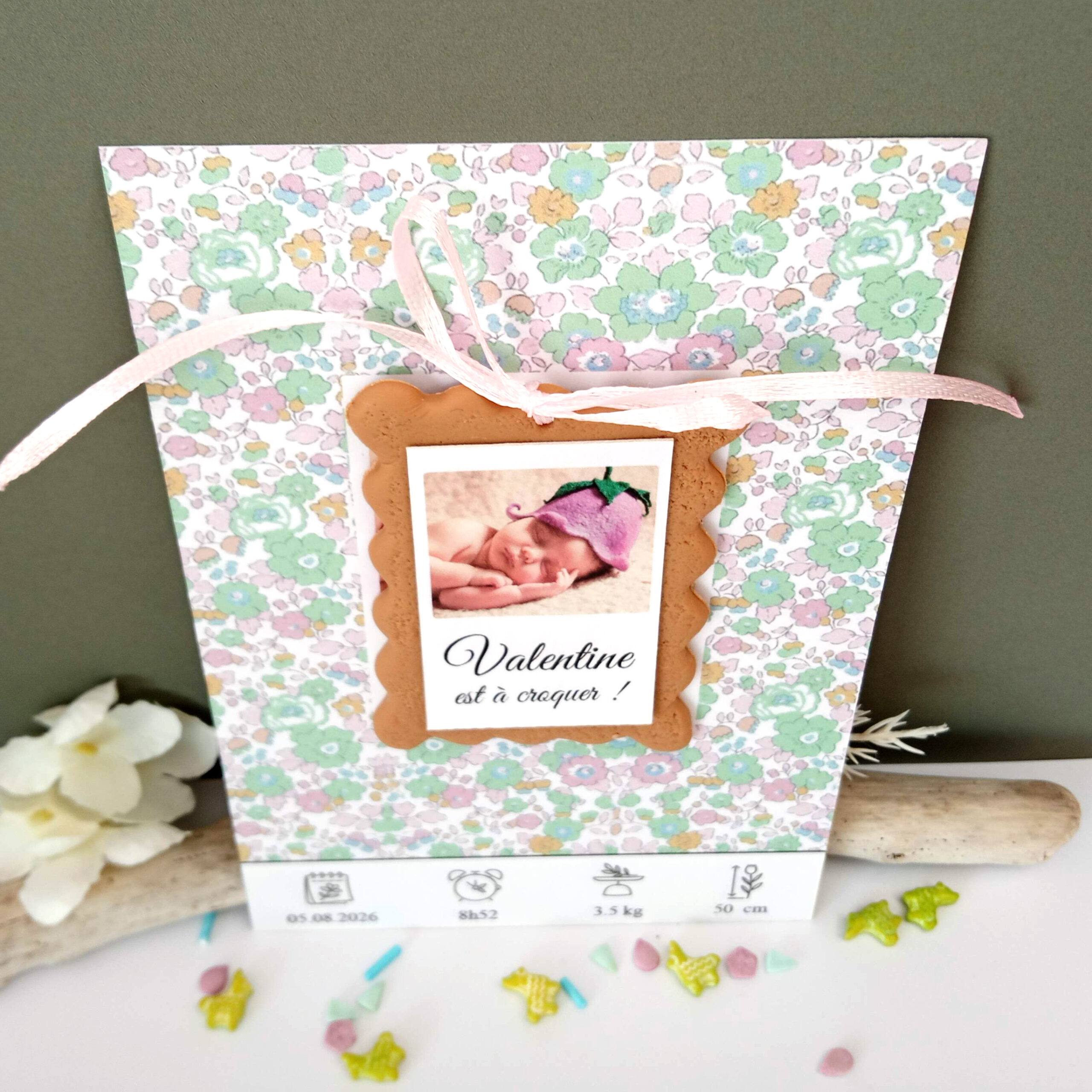faire-part-naissance-annonce-bebe-moderne-original-gourmand-nature-fleuri-liberty-betsy-vert-sauge-bapteme-tendance-mode-