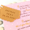 faire-part, invitation, bapteme, naissance, beau, moderne, biscuit, gourmandise