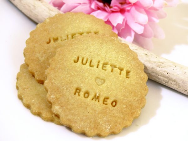 biscuit rond sablé personnalisé