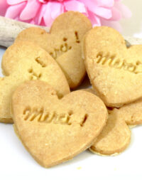 x20 Biscuits mini-coeur « Merci » !