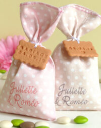 Sachet de dragées, mariage gourmand