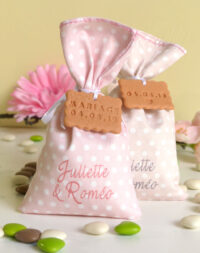 Sachet de dragées, mariage gourmand