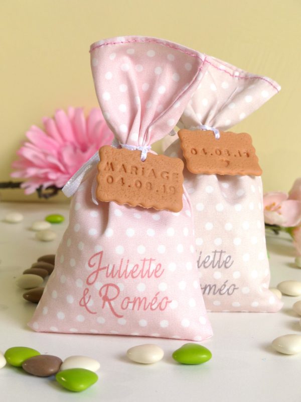 sachet de dragées, mariage gourmand