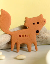 Marque-place, biscuit « Renard »