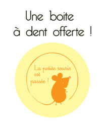 « Box naissance » : doudou + biscuit + cadre + boite à dents