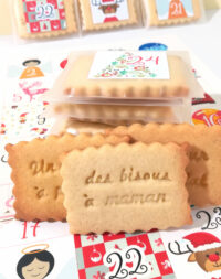 Calendrier de l’avent : un biscuit = un petit bonheur à accomplir et déguster !