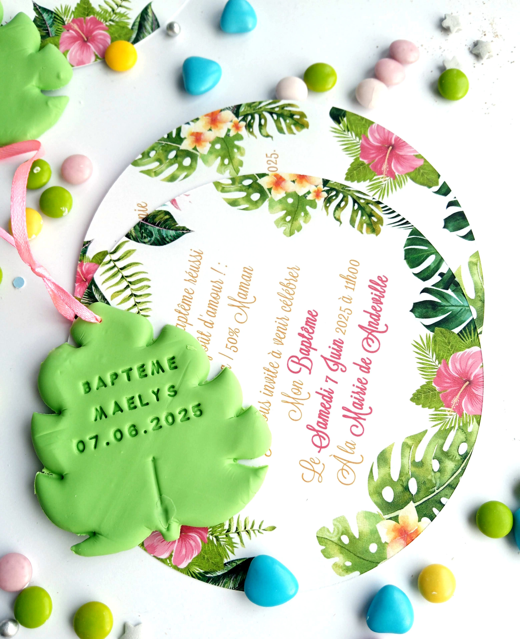 faire-part-theme-tropical-feuille-theme-bapteme-fille-personnalise-original