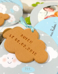 Faire-part « biscuit nuage »
