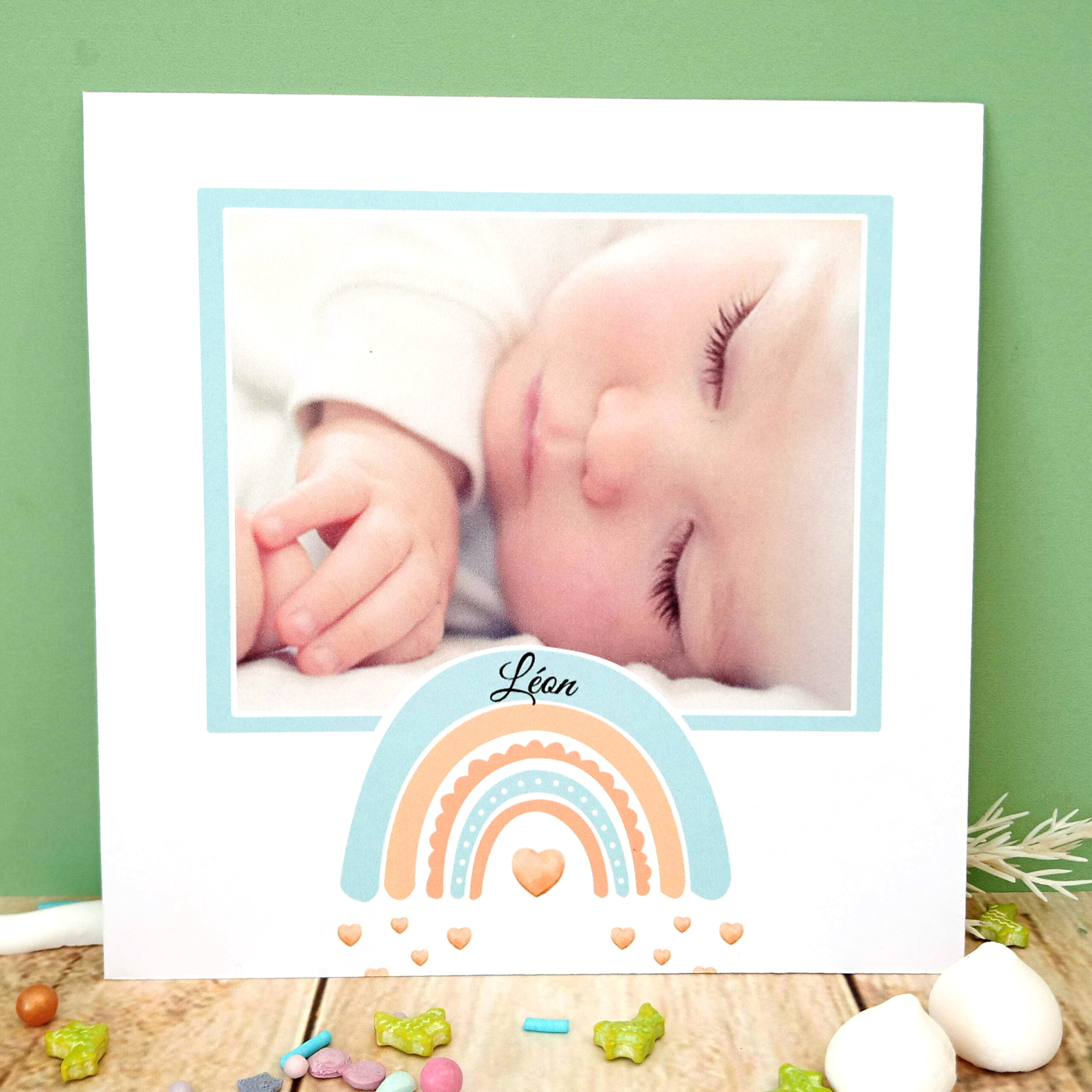 faire-part-naissance-ou-bapteme-theme-arc-en-ciel-couleur-bleu-sur-mesure-createur-unique