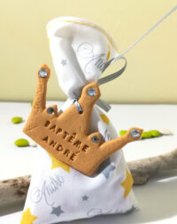 Sachet de dragées, couronne « petit prince »