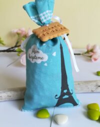 Sachet de dragées garçon, « Paris-la tour Eiffel »