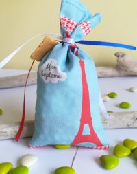 Sachet de dragées, « Paris-vive la France »