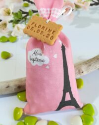 Sachet de dragées fille, « Paris-la tour Eiffel »
