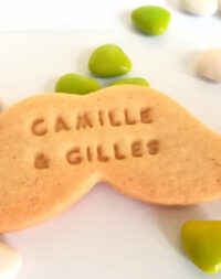 Biscuit sablé « moustache » à personnaliser