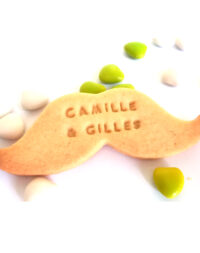 Biscuit sablé « moustache » à personnaliser