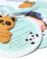 Faire-part « panda »