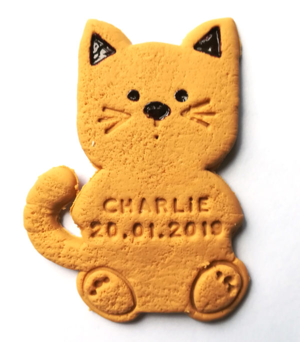 BISCUIT CHAT BAPTEME, aimant