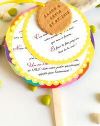 Faire-part mariage « sucette »