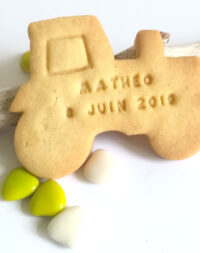 Biscuit sablé « tracteur » à personnaliser