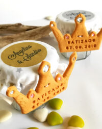 Petit pot de dragées, thème « royal/prince »