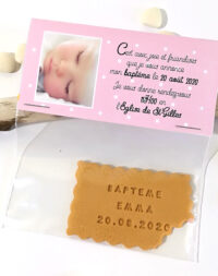 Faire-part « sachet gourmandise », fille