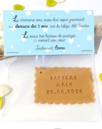 Faire-part « sachet gourmandise », garçon