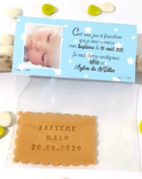 Faire-part « sachet gourmandise », garçon