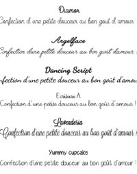 Faire-part « biscuit », feuillet fille