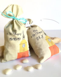 Sachet de dragées « mariage à Saint-Tropez »