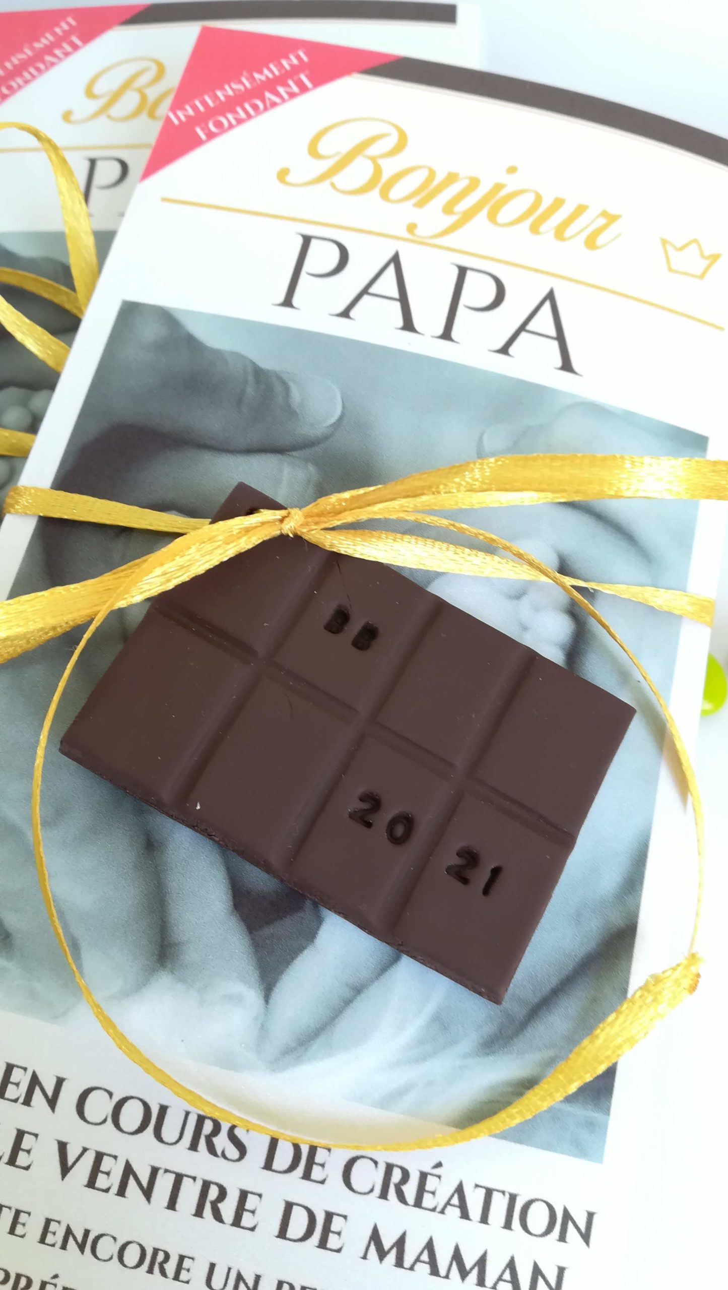 Annonce Grossesse Tablette De Chocolat Personnalisee