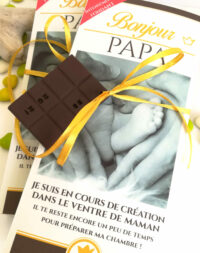 Annonce grossesse chocolat
