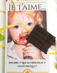 Tablette chocolat personnalisée – fête des mères