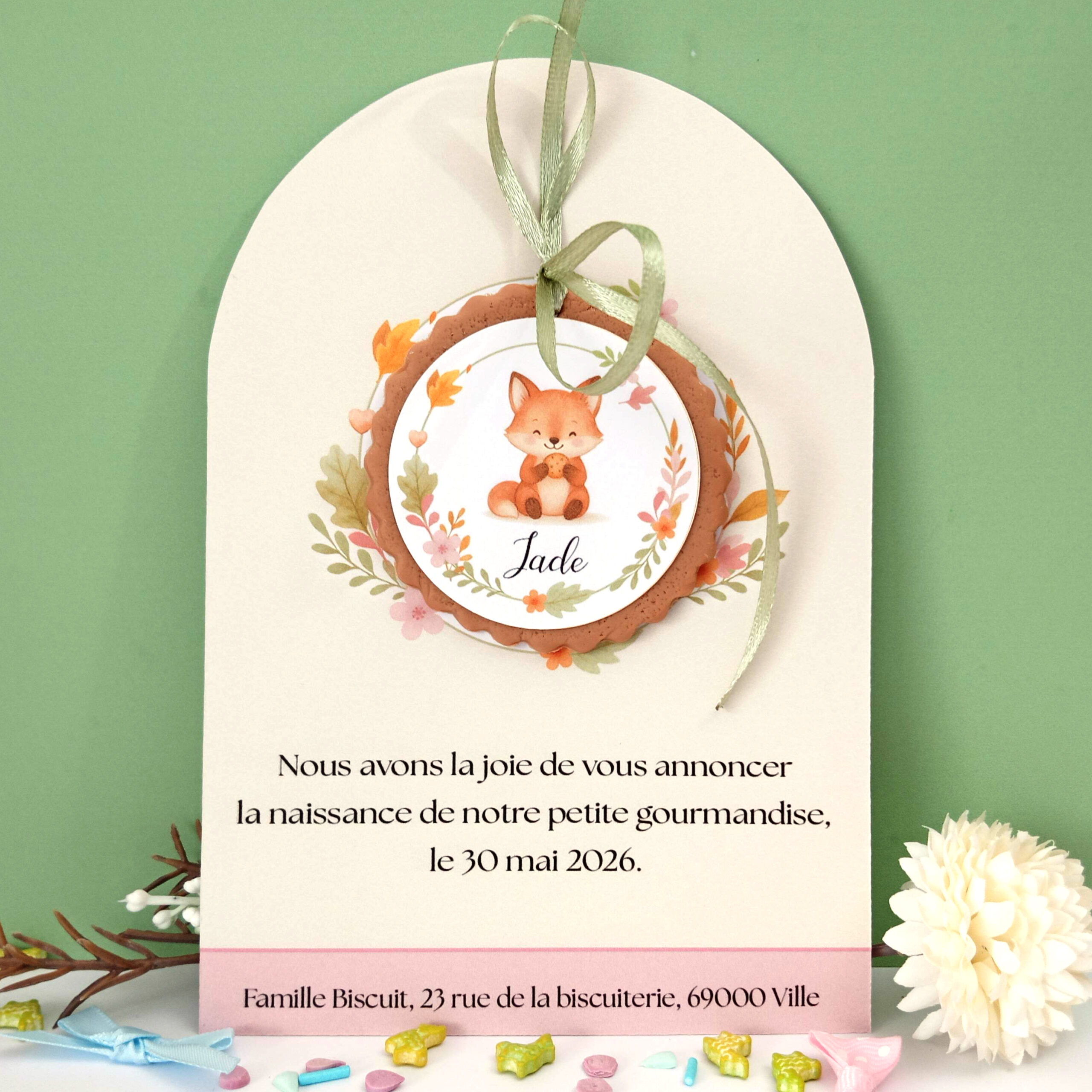 faire-part-naissance-garcon-biscuit-renardeau-nature
