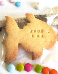 Biscuit sablé, poisson personnalisé