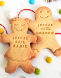 x10 Biscuits sablés « Monsieur & Madame pain d’épice » personnalisés (2 parfums au choix)