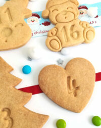 Calendrier de l’avent, biscuits fantaisis