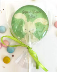 X5 Sucettes personnalisées « Lapin de Pâques »
