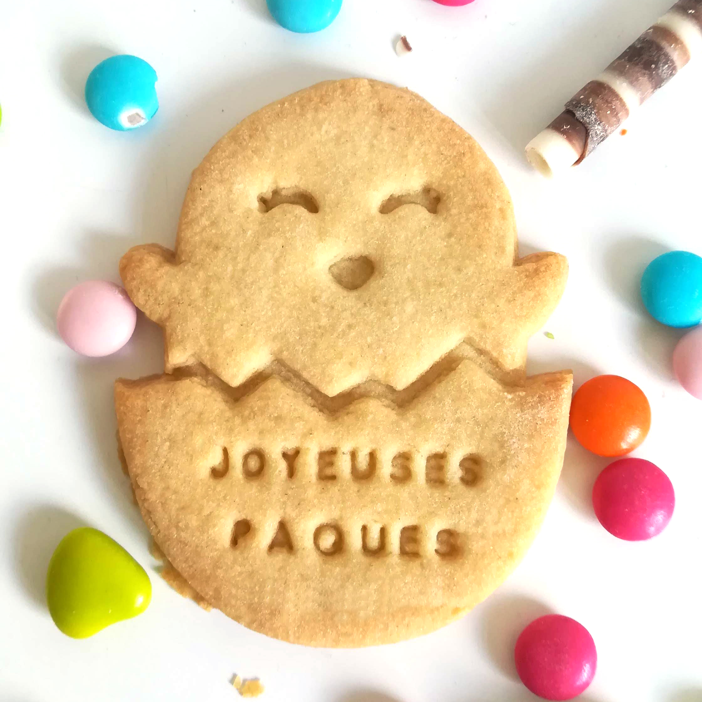 Oeuf de Pâques surprise (fortune cookie) - biscuit personnalisable