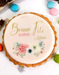 Biscuit décoré « Bonne Fête maman ! »