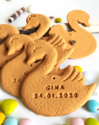Biscuit « cygne » personnalisé