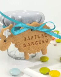Petit pot de dragées « Mouton/Petit Prince »