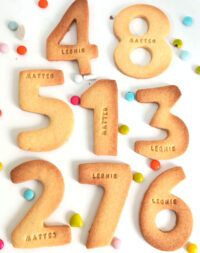 Biscuit sablé personnalisé « Chiffre »