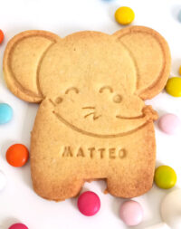 Biscuit sablé éléphant à personnaliser
